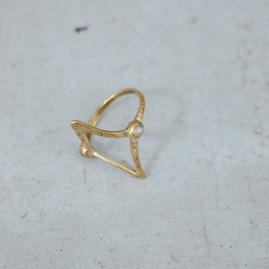 SURUME. Twinkle Stone Thin Ring［期間限定販売］