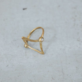 SURUME. Twinkle Stone Thin Ring［期間限定販売］
