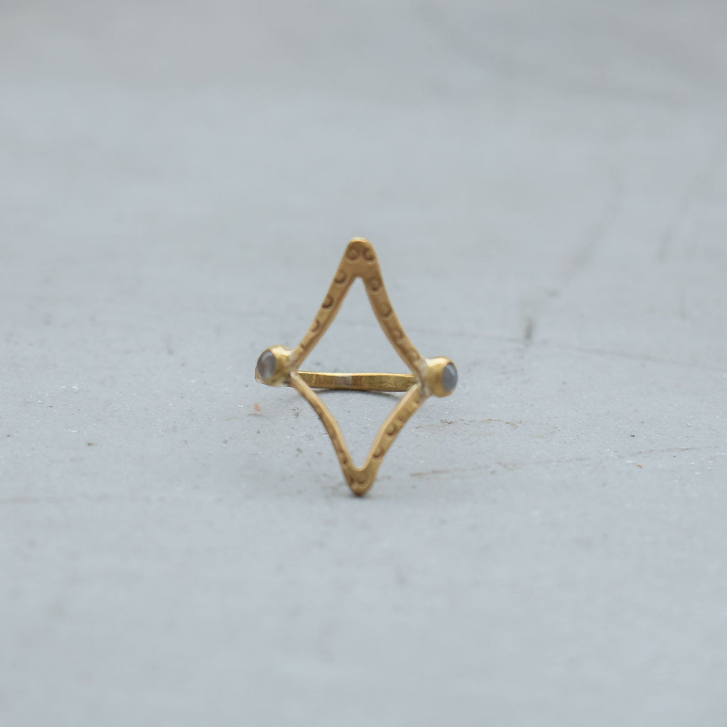 SURUME. Twinkle Stone Thin Ring［期間限定販売］