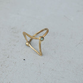 SURUME. Twinkle Stone Thin Ring［期間限定販売］