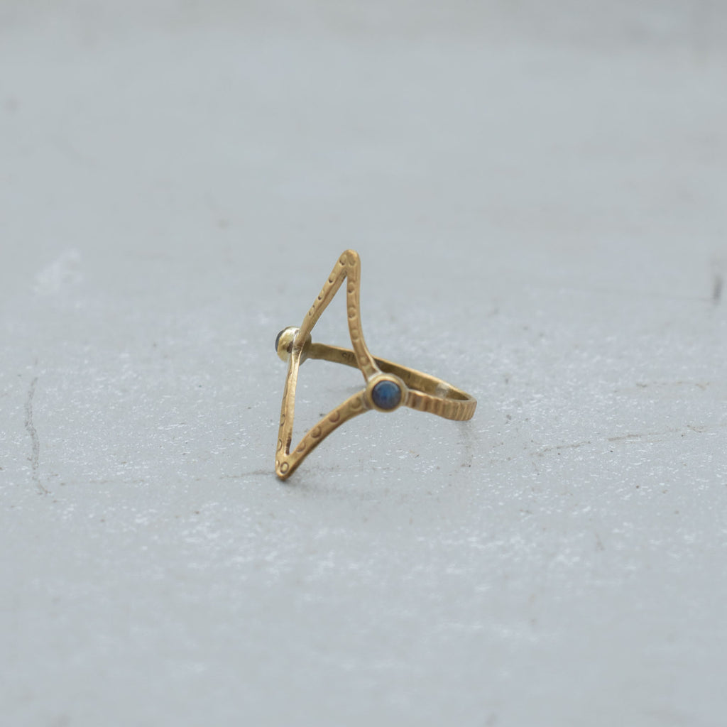 SURUME. Twinkle Stone Thin Ring［期間限定販売］
