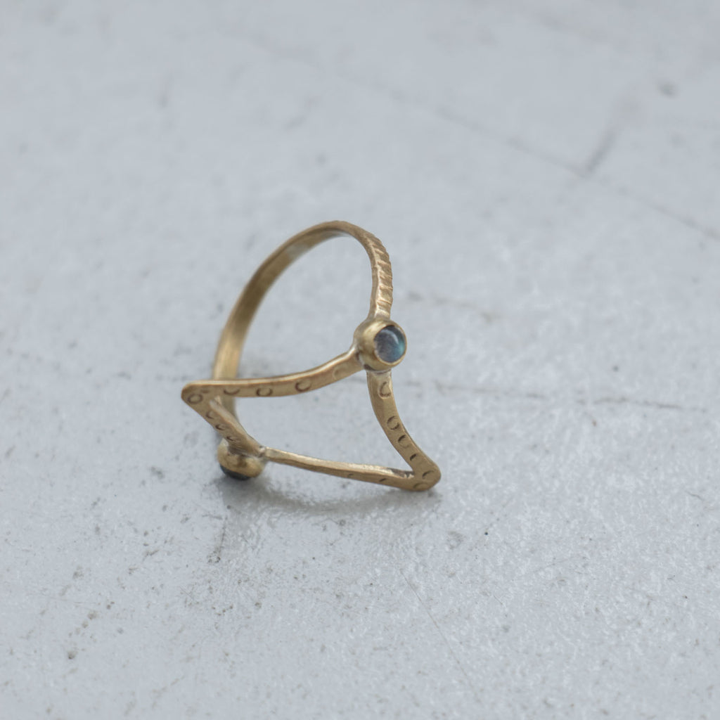 SURUME. Twinkle Stone Thin Ring［期間限定販売］