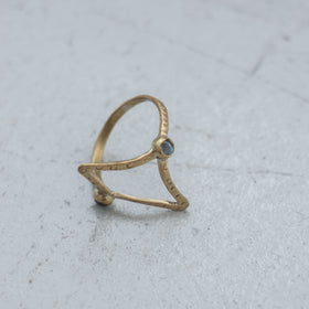 SURUME. Twinkle Stone Thin Ring［期間限定販売］