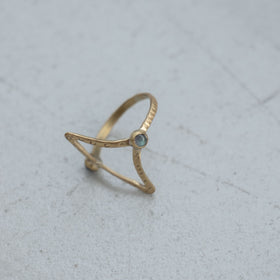 SURUME. Twinkle Stone Thin Ring［期間限定販売］