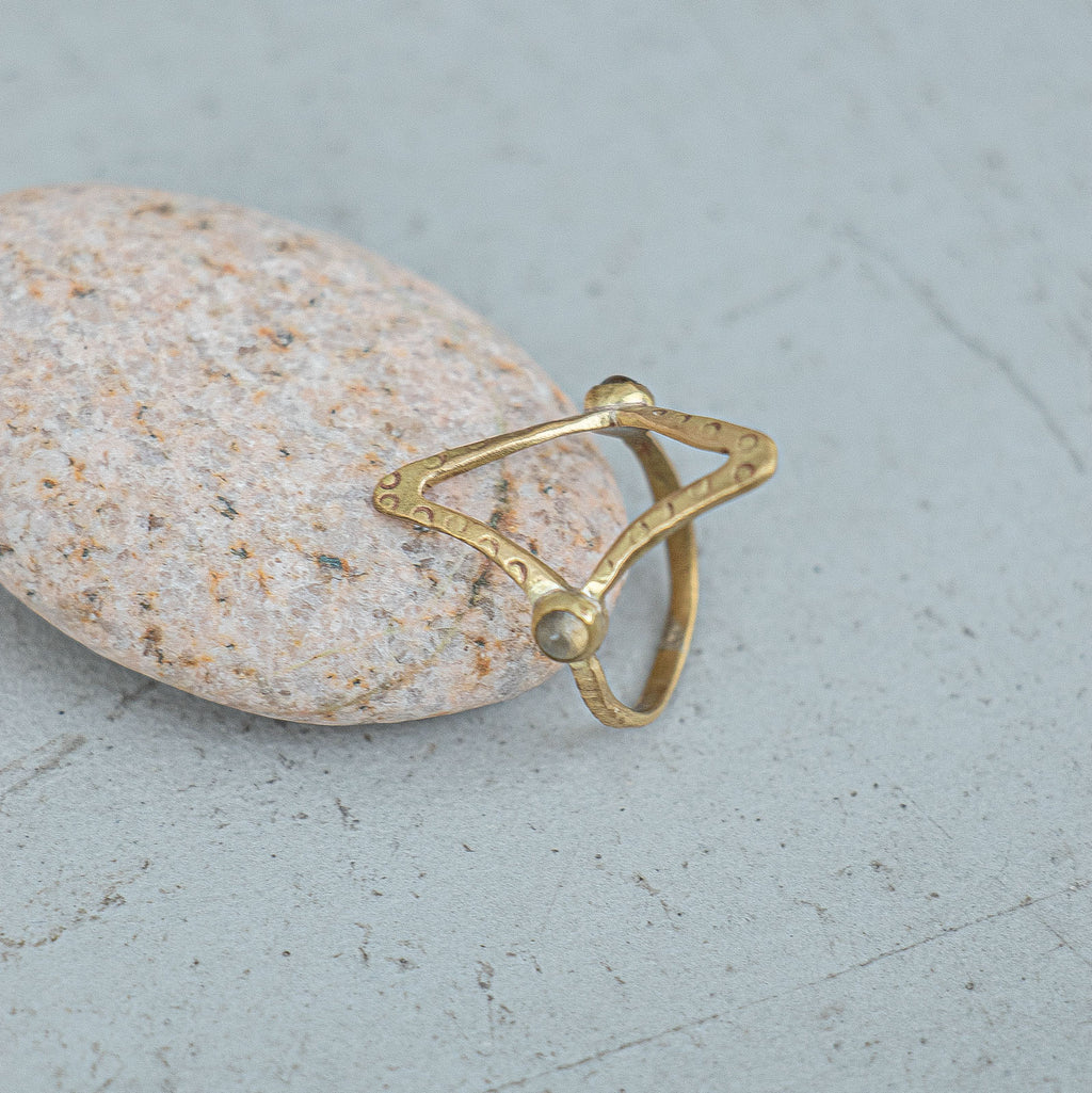SURUME. Twinkle Stone Thin Ring［期間限定販売］