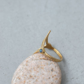 SURUME. Twinkle Stone Thin Ring［期間限定販売］