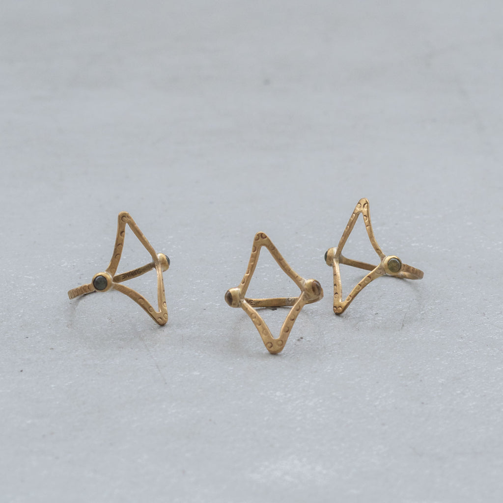 SURUME. Twinkle Stone Thin Ring［期間限定販売］