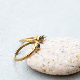 SURUME. Small Stone Ring