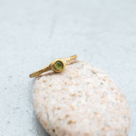 SURUME. Small Stone Ring