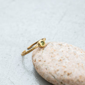 SURUME. Small Stone Ring
