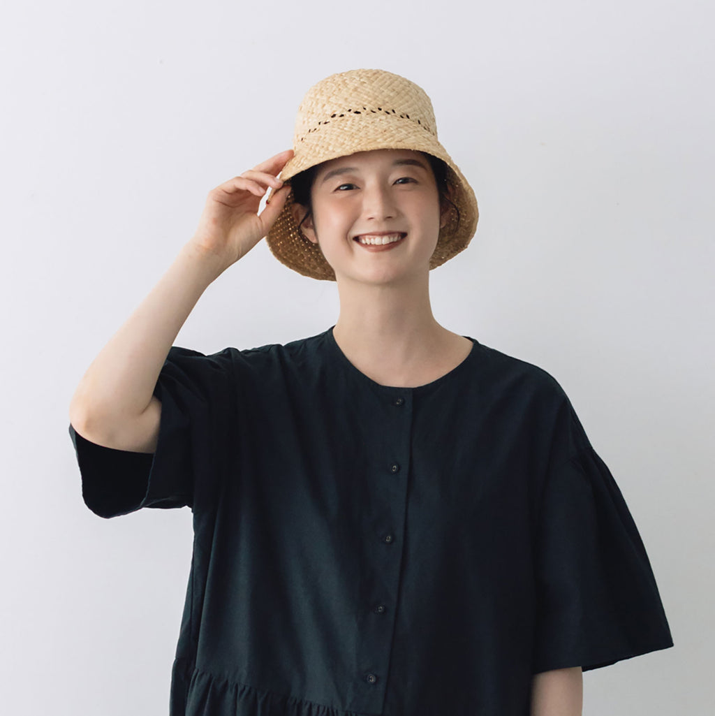 AMPIANA Raffia hat［期間限定販売］