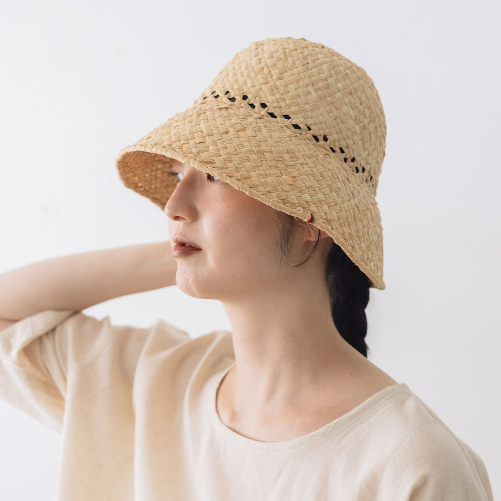 AMPIANA Raffia hat［期間限定販売］