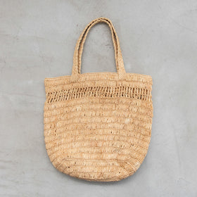 AMPIANA Line tote bag M ナチュラル［期間限定販売］