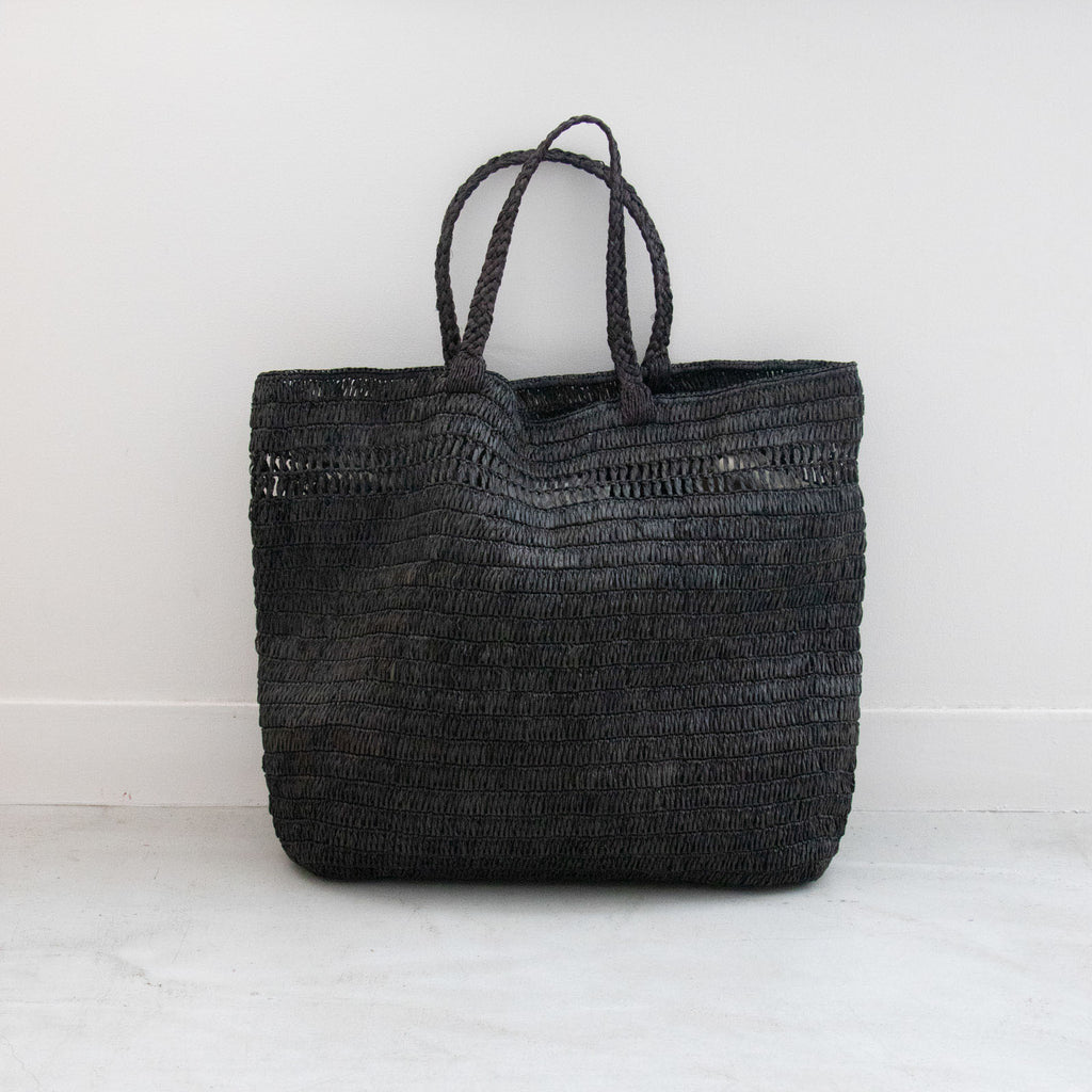 AMPIANA Line tote bag ブラック［期間限定販売］
