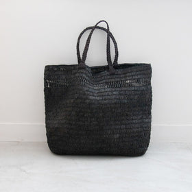 AMPIANA Line tote bag ブラック［期間限定販売］