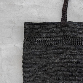AMPIANA Line tote bag ブラック［期間限定販売］