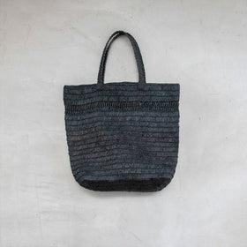 AMPIANA Line tote bag ブラック［期間限定販売］