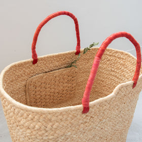 AMPIANA Marche bag Handle color L［期間限定販売］