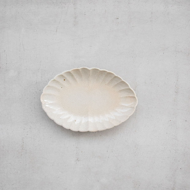 林拓児 貫入 菊楕円［期間限定販売］