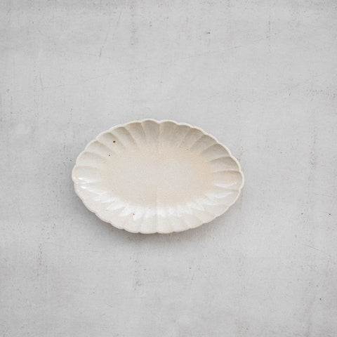 林拓児 貫入 菊楕円［期間限定販売］