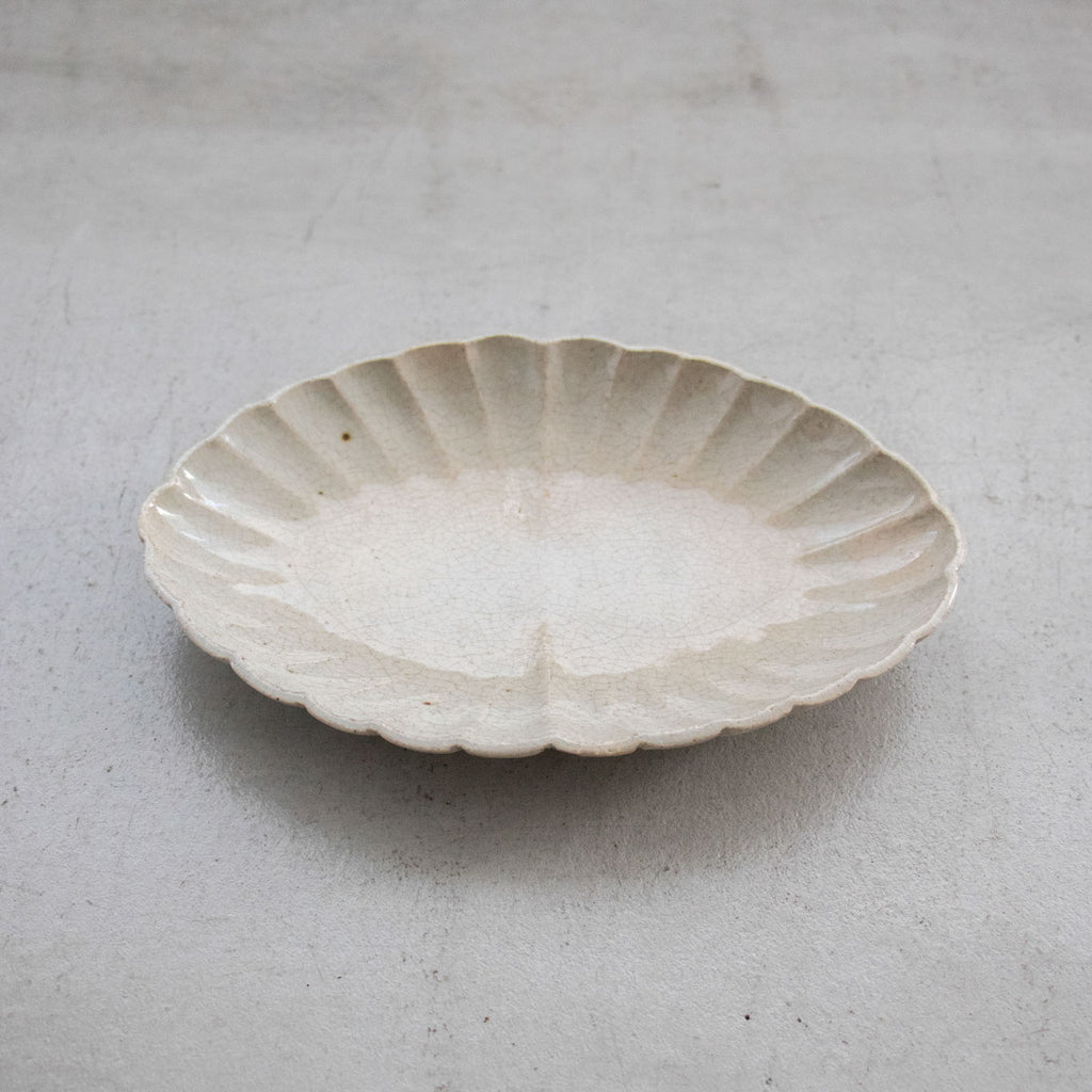 林拓児 貫入 菊楕円［期間限定販売］