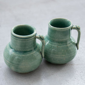 林拓児 緑釉 一輪挿し［期間限定販売］