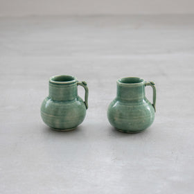 林拓児 緑釉 一輪挿し［期間限定販売］