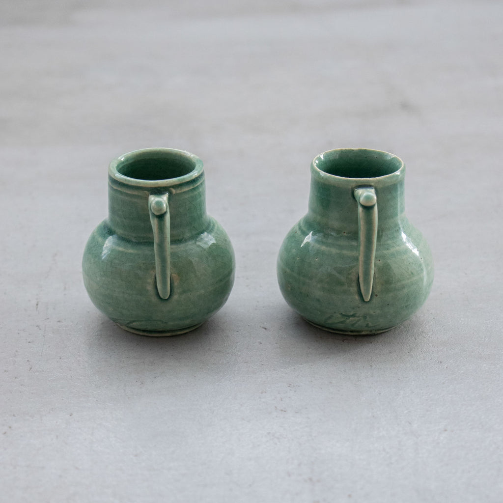 林拓児 緑釉 一輪挿し［期間限定販売］