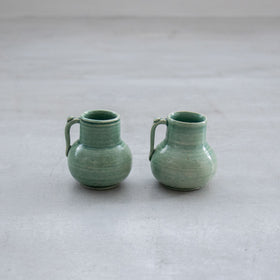 林拓児 緑釉 一輪挿し［期間限定販売］