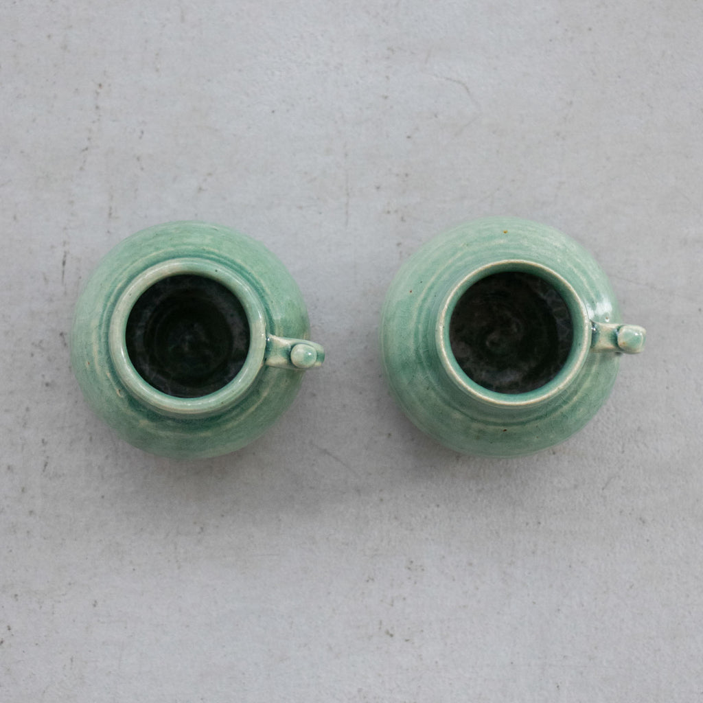 林拓児 緑釉 一輪挿し［期間限定販売］