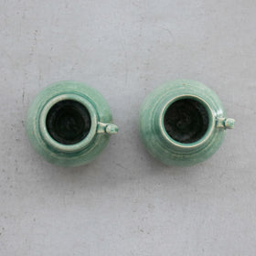 林拓児 緑釉 一輪挿し［期間限定販売］