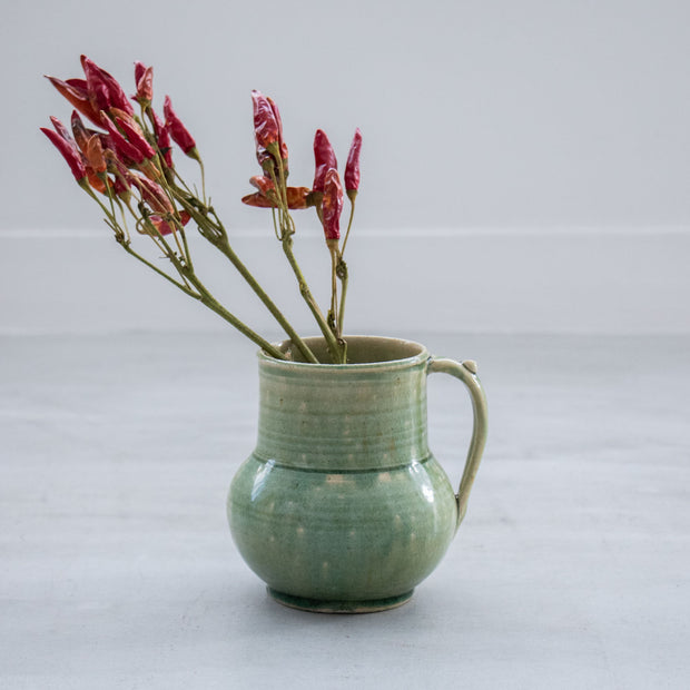 林拓児 緑釉 花入［期間限定販売］