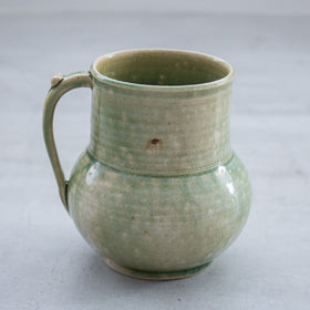 林拓児 緑釉 花入［期間限定販売］