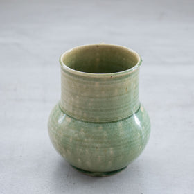 林拓児 緑釉 花入［期間限定販売］