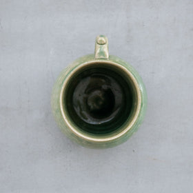 林拓児 緑釉 花入［期間限定販売］