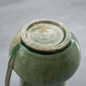 林拓児 緑釉 花入［期間限定販売］