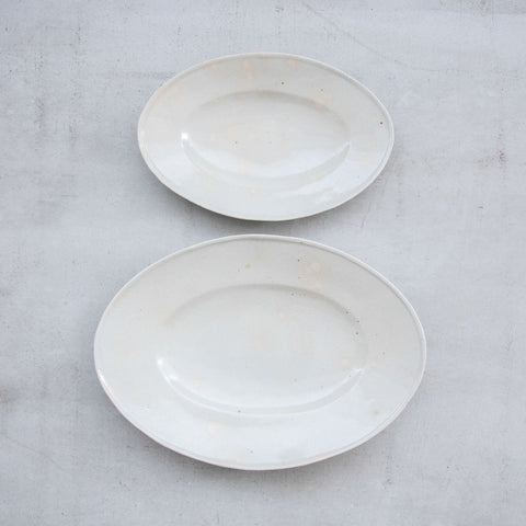 林拓児 貫入 楕円皿［期間限定販売］