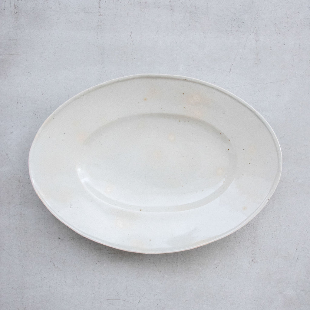 林拓児 貫入 楕円皿［期間限定販売］