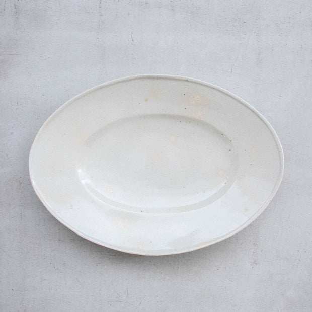林拓児 貫入 楕円皿［期間限定販売］