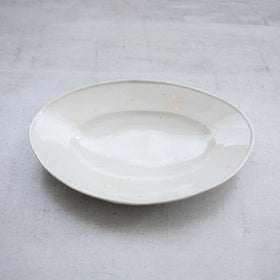 林拓児 貫入 楕円皿［期間限定販売］