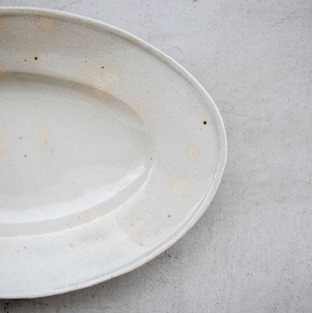 林拓児 貫入 楕円皿［期間限定販売］