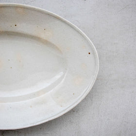 林拓児 貫入 楕円皿［期間限定販売］