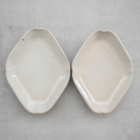 林拓児 貫入 菱形皿［期間限定販売］