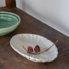 林拓児 貫入 菊楕円［期間限定販売］