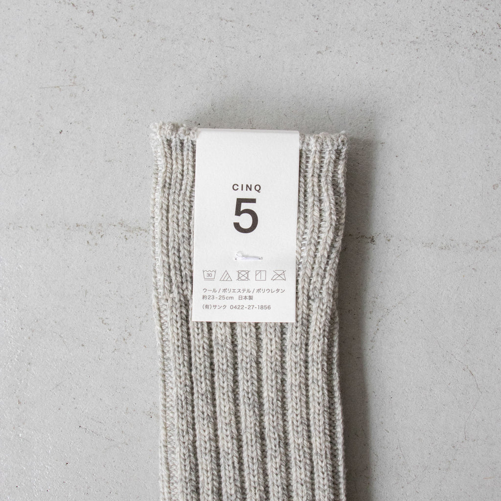 CINQ ウールソックス［期間限定販売］