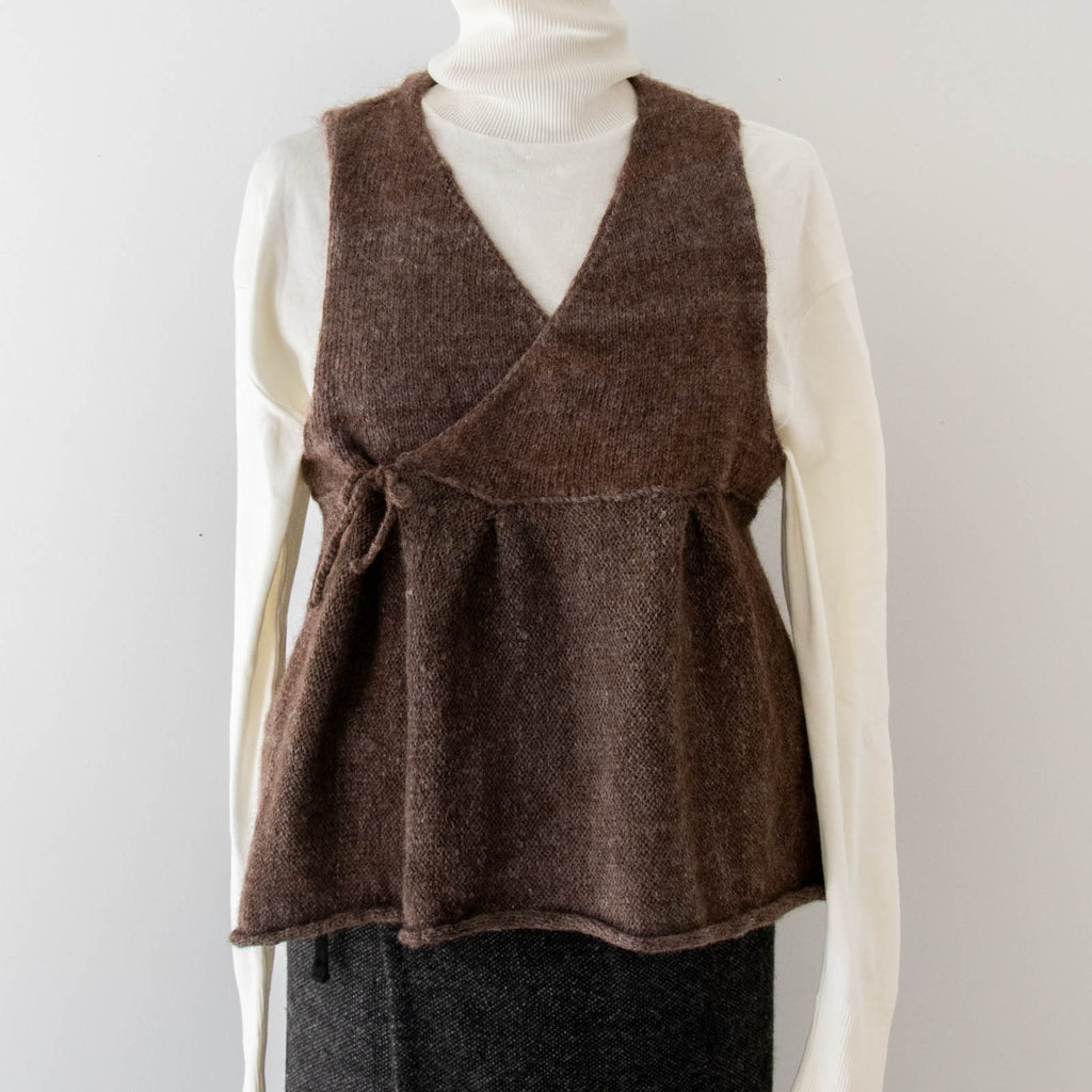 PUENTE Rueca 手紡ぎカシュクールベスト［期間限定販売］ ｜くらすこと