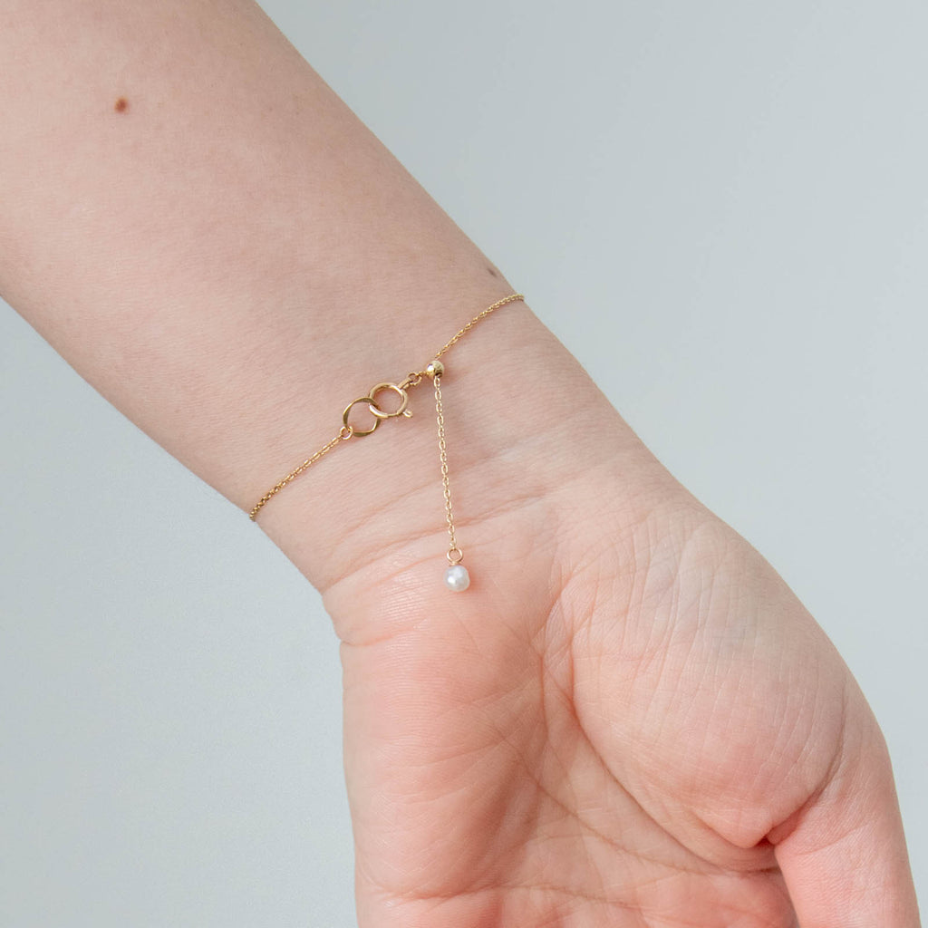 神保真珠商店 1珠ブレスレット VINTAGE 無核 （K10）［期間限定販売］