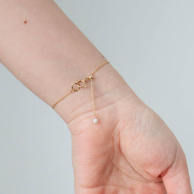 神保真珠商店 1珠ブレスレット VINTAGE 無核 （K10）［期間限定販売］