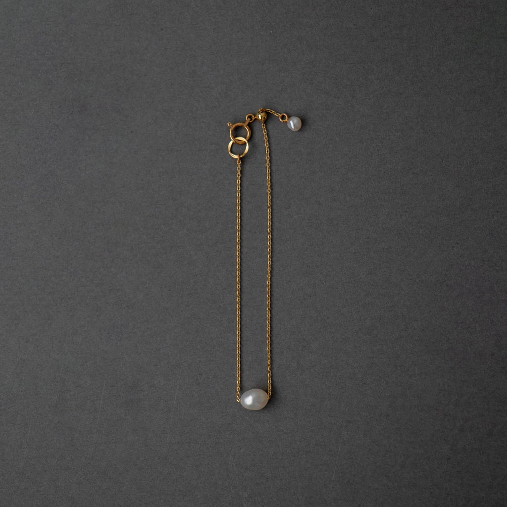 神保真珠商店 1珠ブレスレット VINTAGE 無核 （K10）［期間限定販売］