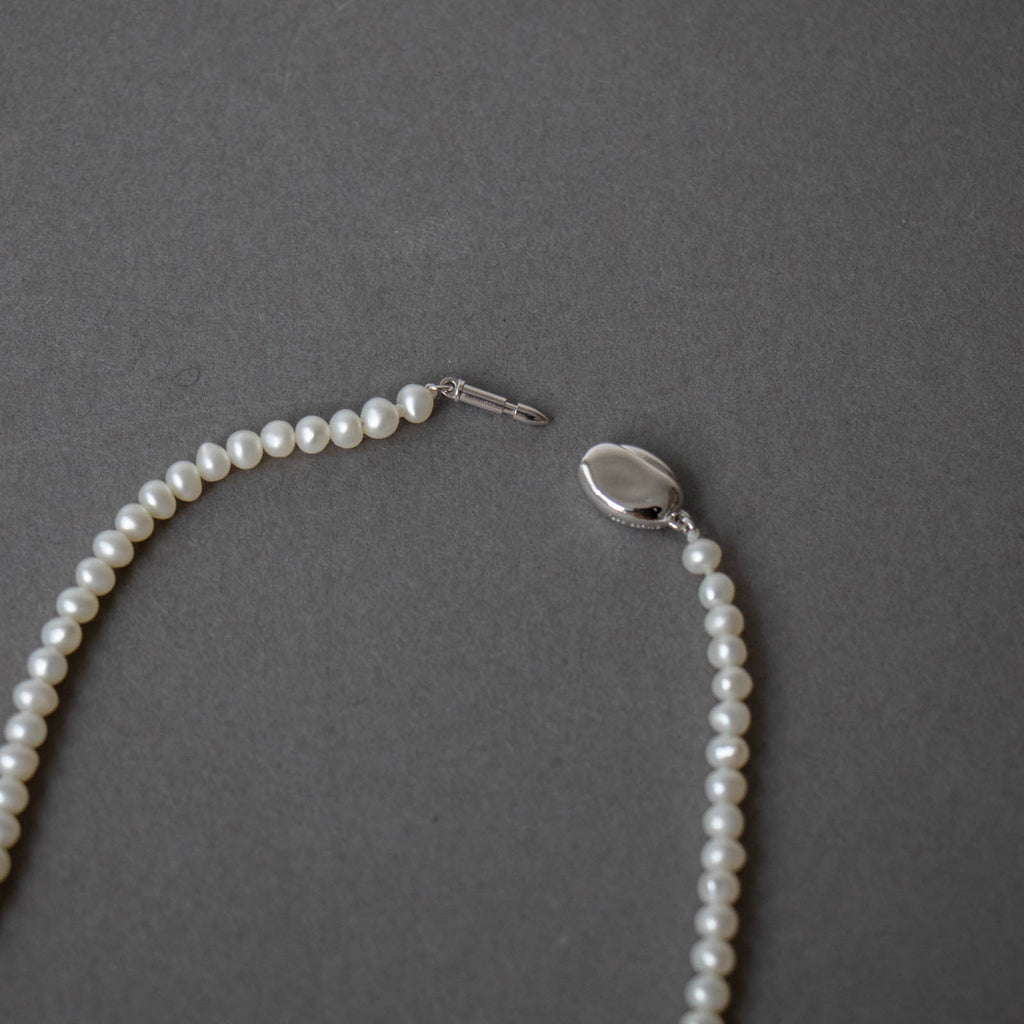 神保真珠商店 連ネックレス VINTAGE 無核 (SILVER 約40cm)［期間限定販売］